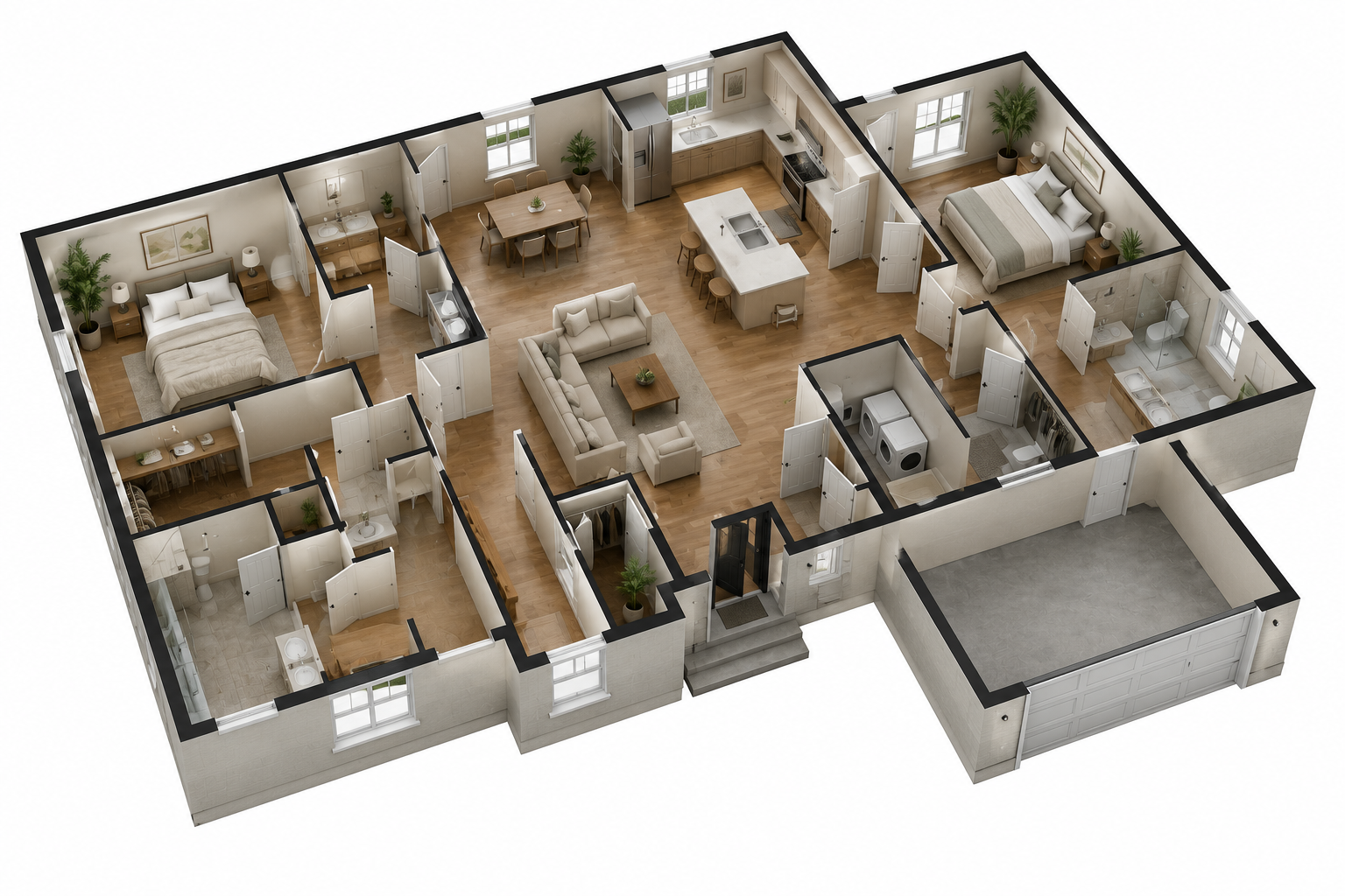 3D home model visualization